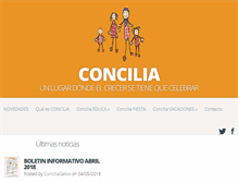 Tablet Screenshot of conciliagetxo.com